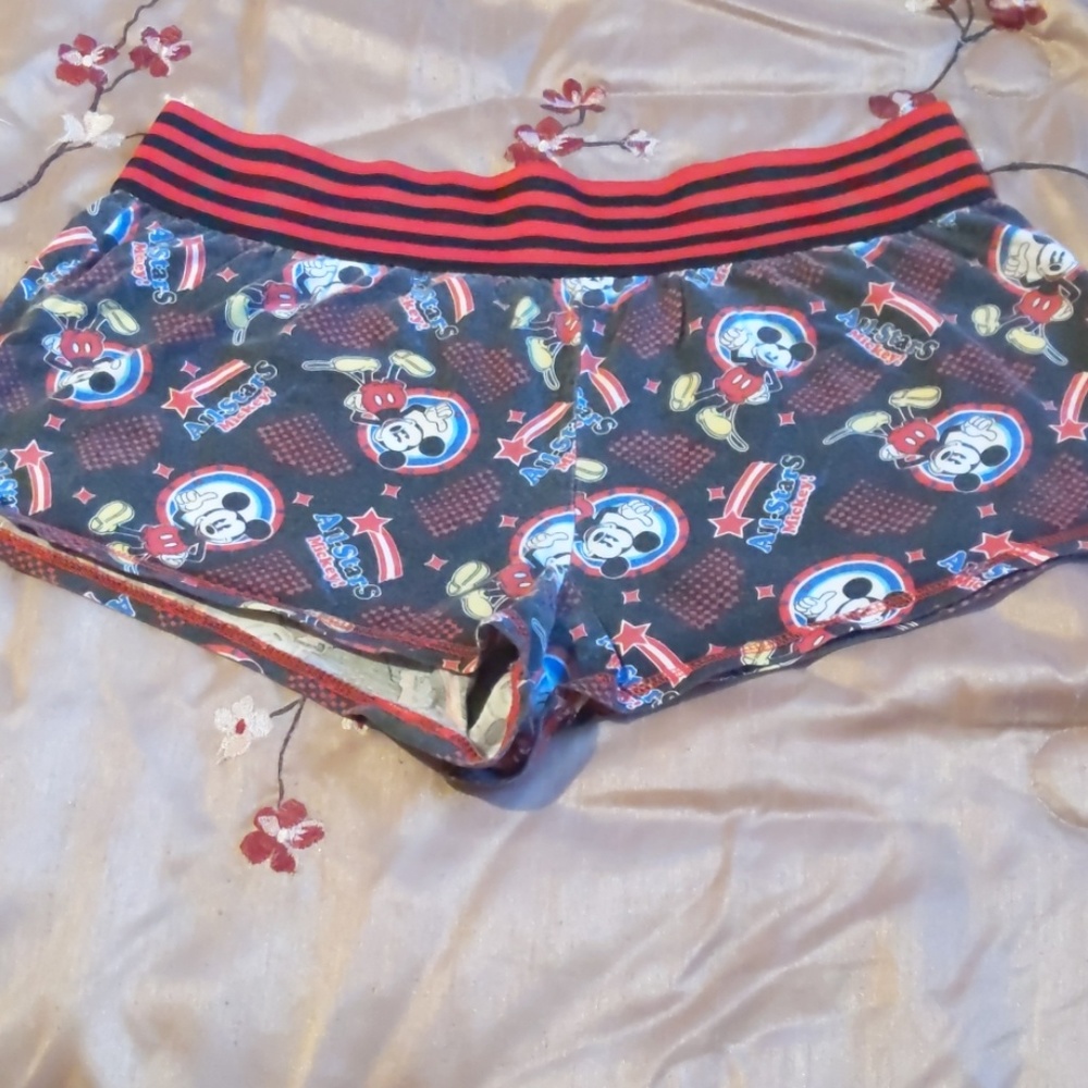 Mickwy Mouse Lounge Shorts.